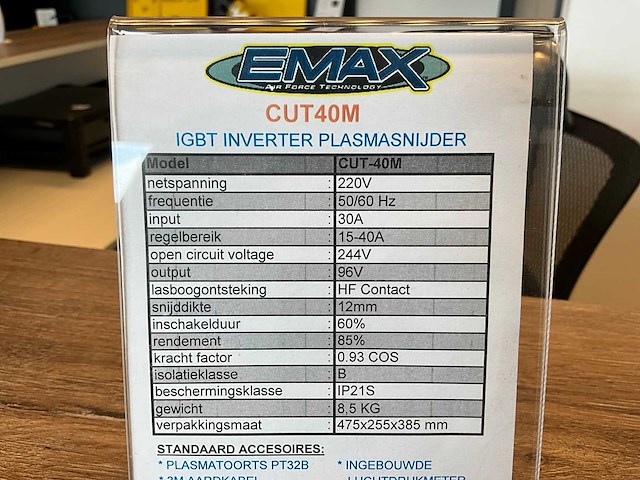 Emax cut 40m plasmasnijmachine - afbeelding 3 van  4