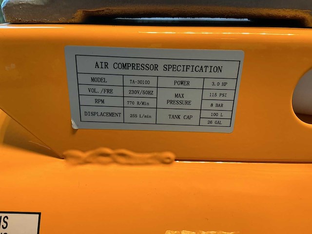 Emax ta-30100 luchtcompressor - afbeelding 4 van  6