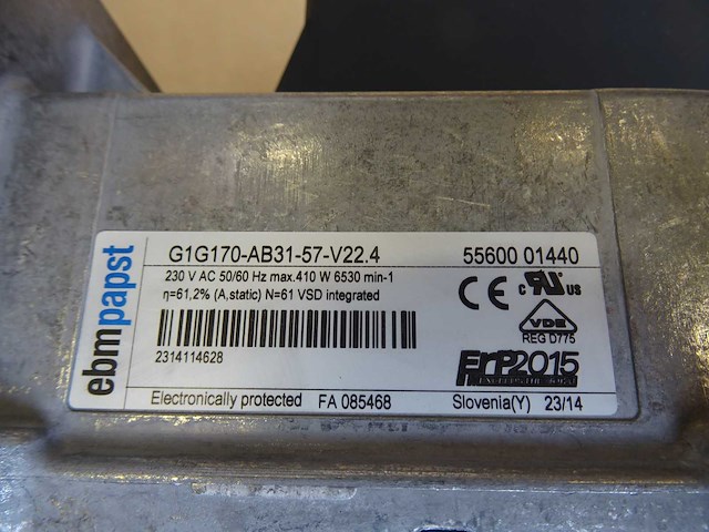 Embpapst - g1g170-ab31-57 - centrifugaalventilator (12x) - afbeelding 3 van  3