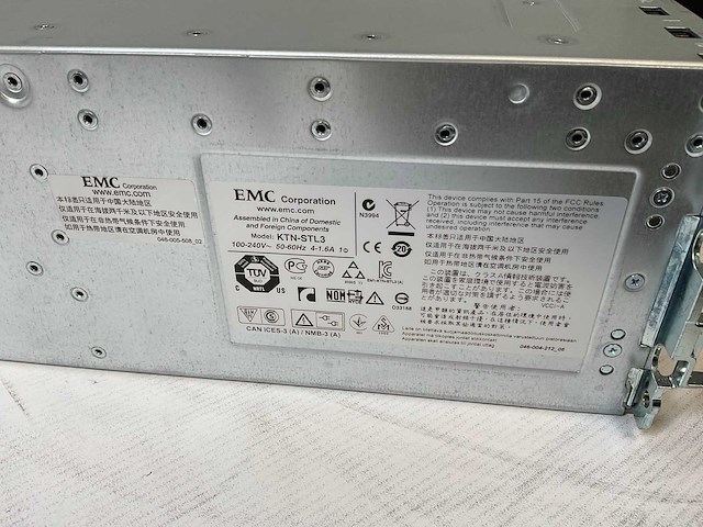 Emc (ktn-stl3) 3x 300 gb sas(hus156030vls60) - 4x 300 gb (st3300657ss) - 4x 300 gb sas(huc156030css200) - 1x 300 gb sas(st300mp0026) 3x 300 gb sas(hdeae02eaa51) disk array enclosure - afbeelding 9 van  12