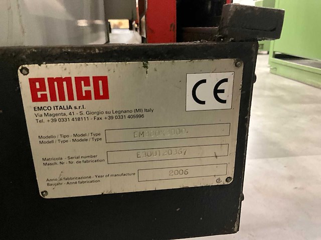 Emco - 2006 - e 300 / 3000 - teach-in draaibank - afbeelding 33 van  42