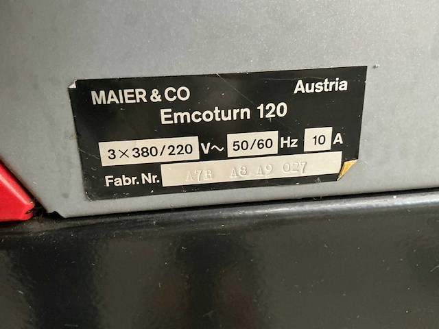 Emco emcoturn 120 precisie cnc draaibank - afbeelding 13 van  17
