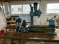 Emco maximat super 11 centerdraaibank met kolomboor hulpstuk - afbeelding 3 van  12