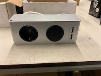 Emco opbouwwandcontactdoos met schakelaar (2x) - afbeelding 1 van  2