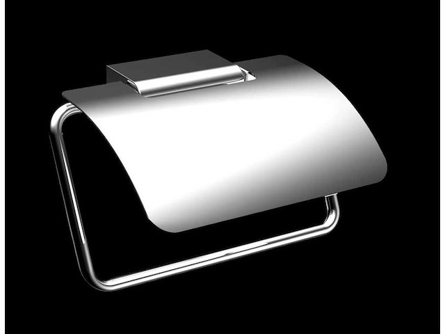 Emco trend toiletrolhouder met klep chroom - afbeelding 1 van  5