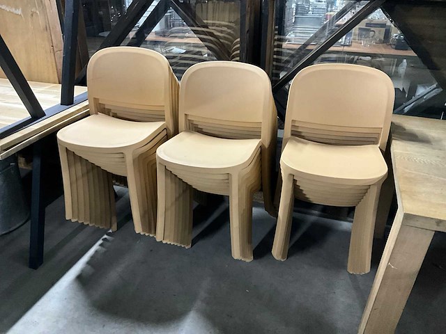 Emeco jasper morrison design restaurantstoelen (25x) - afbeelding 5 van  7