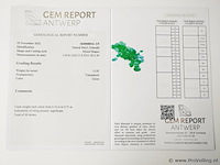 Emerald 15.87ct gra certified - afbeelding 4 van  4
