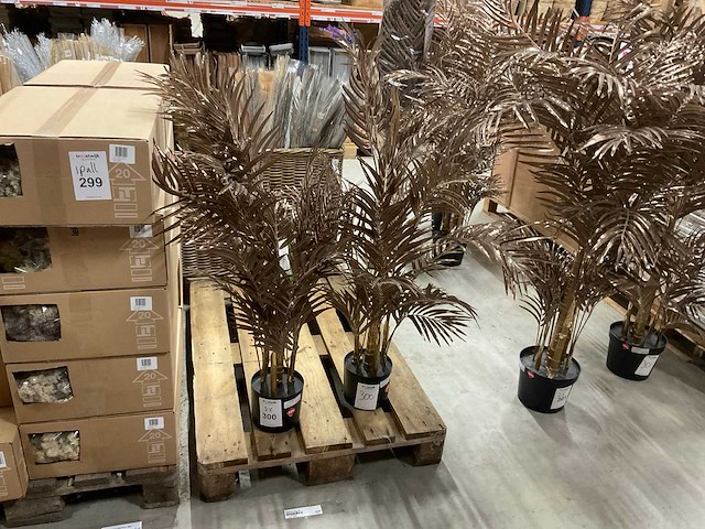 Emerald areca palm kunstkamerplant (2x) - afbeelding 1 van  4