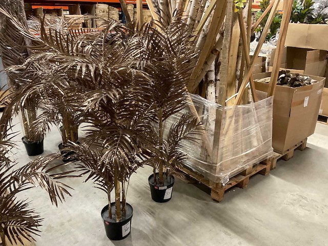 Emerald areca palm kunstkamerplant (2x) - afbeelding 2 van  4