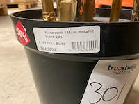 Emerald areca palm kunstkamerplant (2x) - afbeelding 4 van  4