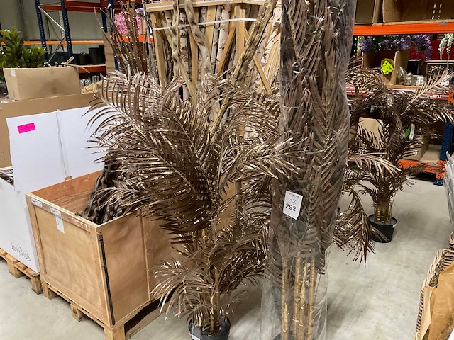 Emerald areca palm kunstkamerplant (3x) - afbeelding 1 van  6