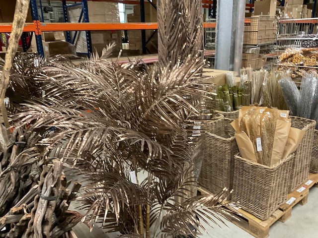 Emerald areca palm kunstkamerplant (3x) - afbeelding 2 van  6