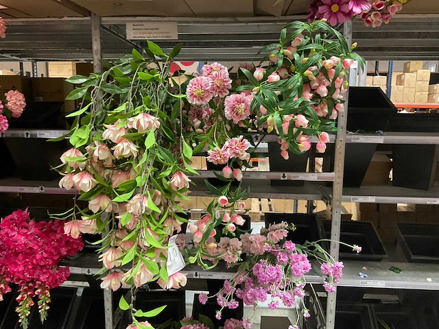 Emerald en art partij zijde bloemen - afbeelding 1 van  5