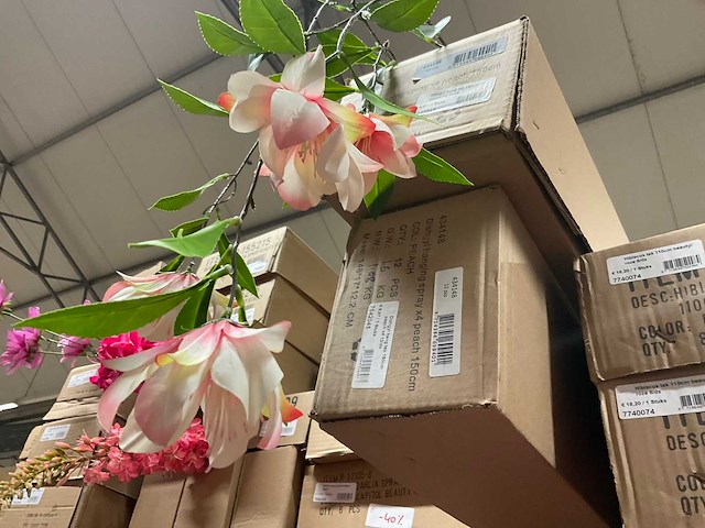 Emerald en art partij zijde bloemen - afbeelding 5 van  5