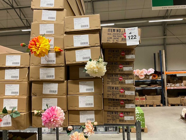 Emerald en silka kunstbloemen - afbeelding 6 van  13