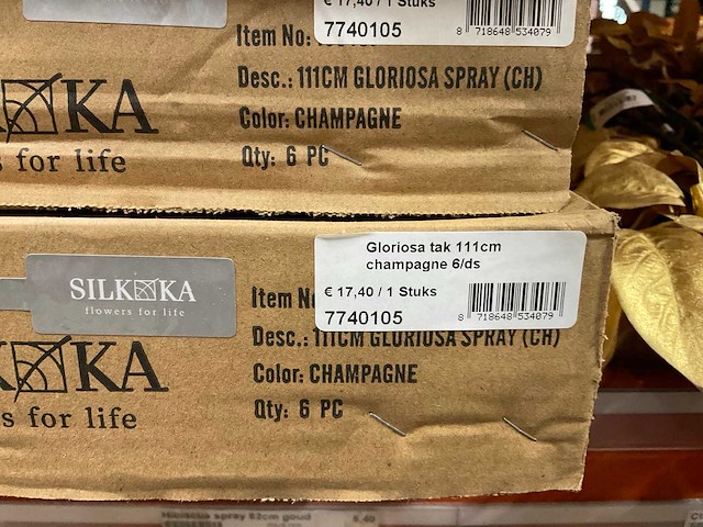 Emerald en silka kunstbloemen - afbeelding 6 van  15