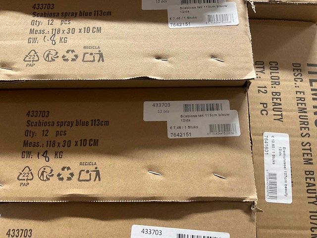 Emerald en silka partij zijde bloemen - afbeelding 4 van  12