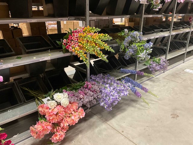 Emerald en silka partij zijde bloemen - afbeelding 5 van  12