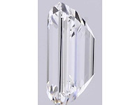 Emerald geslepen diamant 0.50 carat gecertificeerd - afbeelding 2 van  4