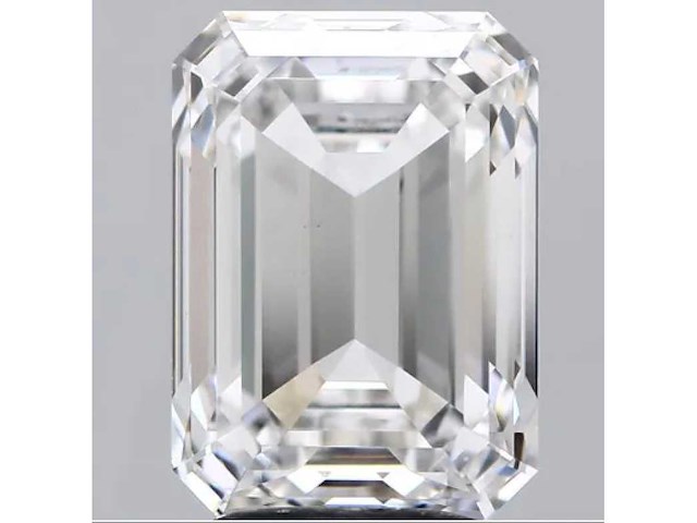 Emerald geslepen diamant 5.05 carat gecertificeerd - afbeelding 1 van  4