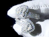 Emerald hart design ring - afbeelding 1 van  3