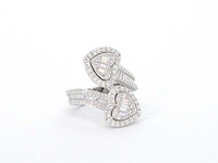 Emerald hart design ring - afbeelding 2 van  3