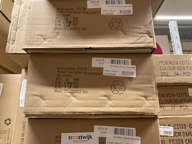 Emerald partij zijde bloemen - afbeelding 4 van  6