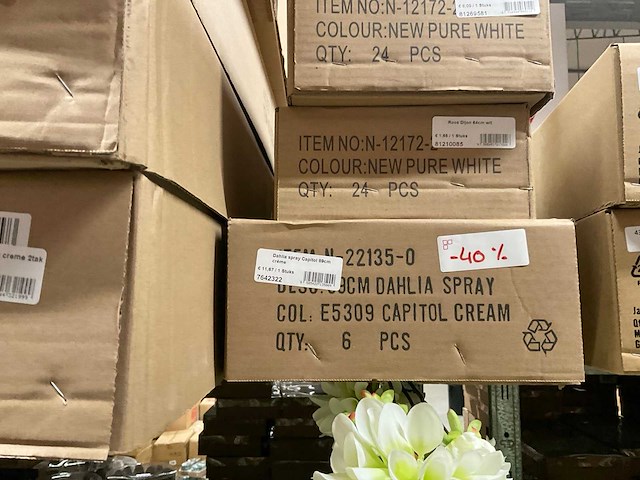 Emerald partij zijde bloemen - afbeelding 5 van  6