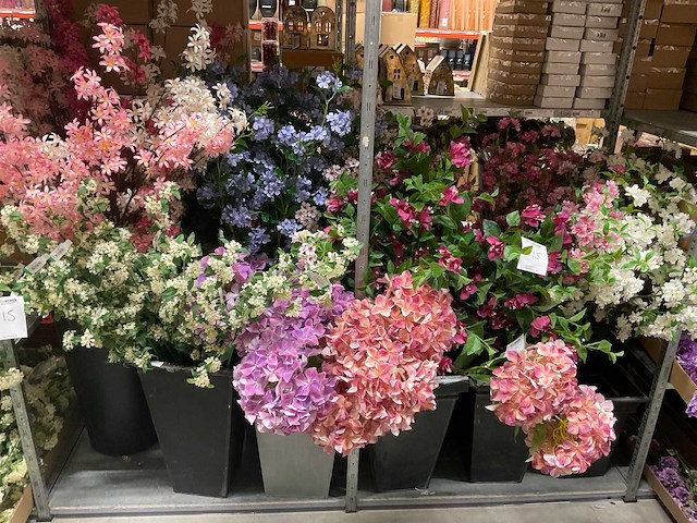 Emerald partij zijde bloemen - afbeelding 1 van  5