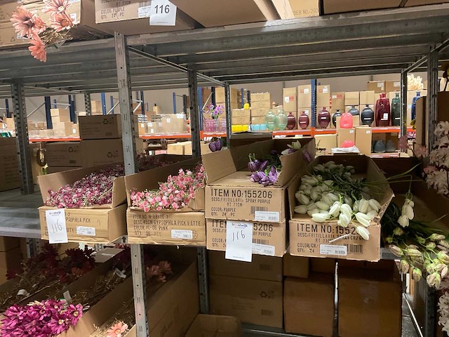 Emerald partij zijde bloemen - afbeelding 3 van  6