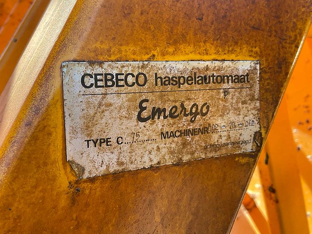 Emergo c75 beregeningshaspel - afbeelding 6 van  14