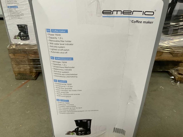 Emerio cme-125129.4 koffiezetapparaat (43x) - afbeelding 2 van  5