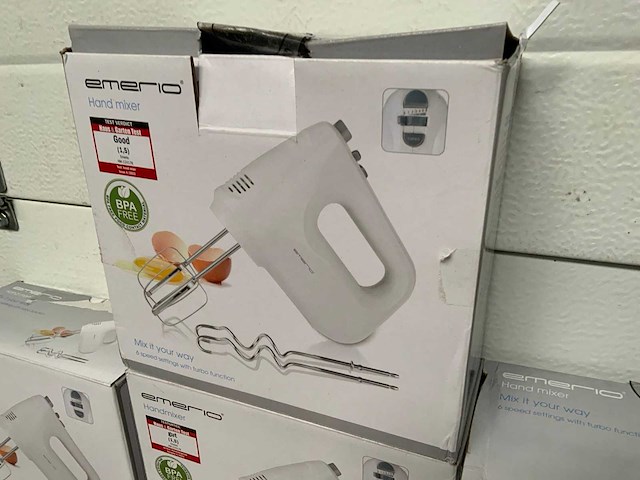 Emerio hm-124178 hand mixers (11x) - afbeelding 1 van  3