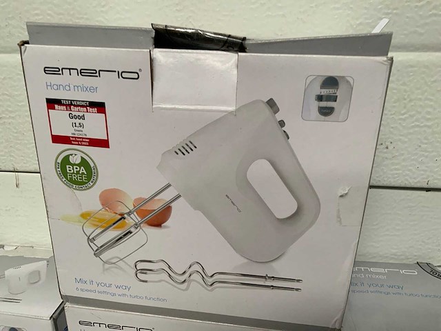 Emerio hm-124178 hand mixers (11x) - afbeelding 2 van  5