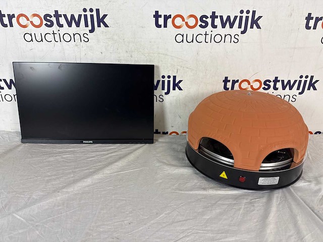 Emerio pizzarette origineel - 6 persoons pizza oven |philips 242b1g – 24" monitor - afbeelding 1 van  1