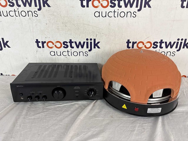 Emerio pizzarette origineel – 6-persoons pizza-oven | denon pma-600 zwart – stereo versterker - afbeelding 1 van  2