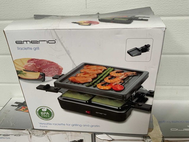 Emerio rg-120656.6 raclette grill (9x) - afbeelding 2 van  4