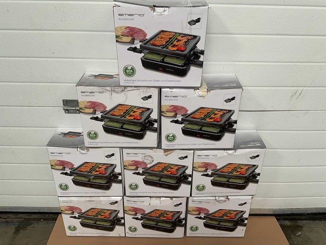 Emerio rg-120656.6 raclette grill (9x) - afbeelding 4 van  4