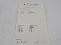 Emeroude geslepen diamant, 0,51 karaats (vvs1) - afbeelding 7 van  7