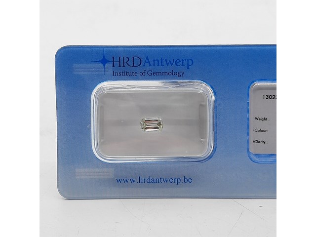 Emeroude geslepen diamant, 0,51 karaats (vvs1) - afbeelding 2 van  7