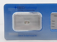 Emeroude geslepen diamant, 0,51 karaats (vvs1) - afbeelding 2 van  7