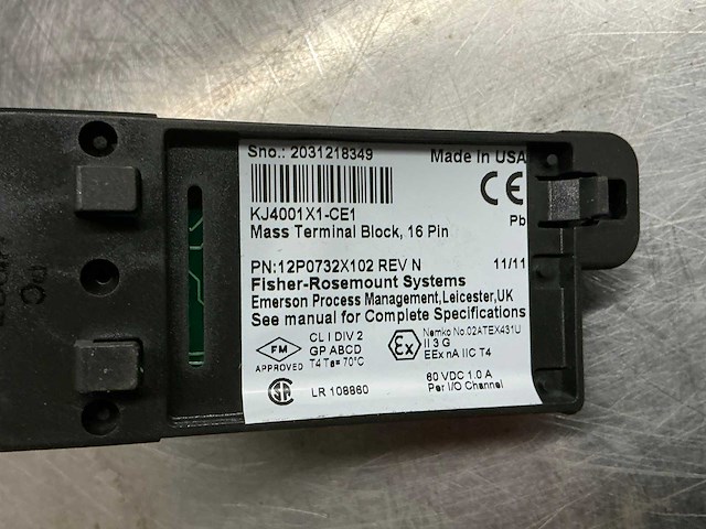 Emerson kj3208x1-ba1 digitale uitgangsmodule plc (20x) - afbeelding 2 van  10