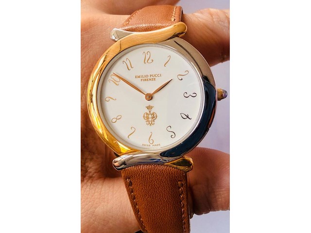 Emilio pucci two tone herenhorloge - afbeelding 7 van  11