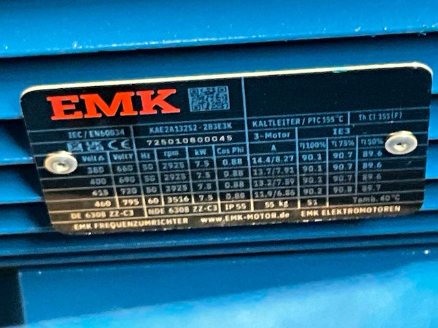 Emk kae2a132s* elektromotor (2x) - afbeelding 4 van  4