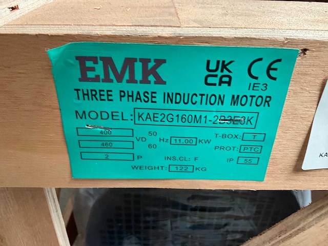 Emk kae2g160m1 elektromotor - afbeelding 3 van  3