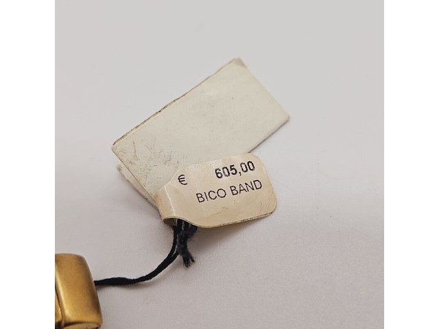 Emka geneva doublé gouden dameshorloge met parelmoer wijzerplaat - afbeelding 3 van  8