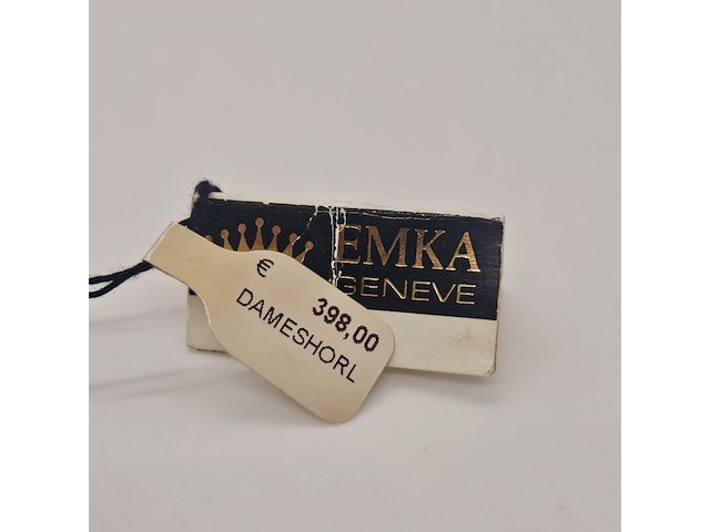 Emka genève 18kt gold electroplated dameshorloge - afbeelding 2 van  6
