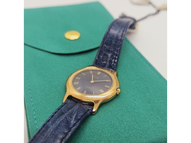 Emka genève 18kt gold electroplated dameshorloge - afbeelding 3 van  6