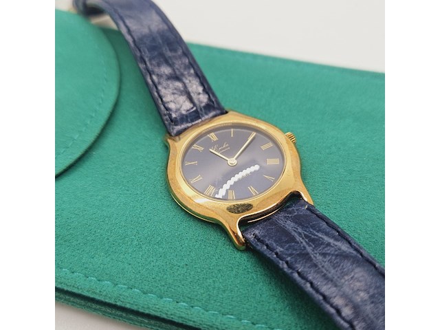 Emka genève 18kt gold electroplated dameshorloge - afbeelding 4 van  6