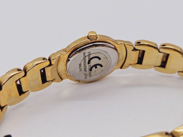 Emka geneve damsh goldplated dameshorloge - afbeelding 7 van  7